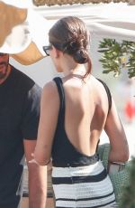 THYLANE BLONDEAU Leaves a Beach in Saint Tropez 08/02/2024