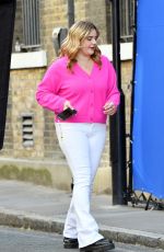 TILLY RAMSAY Out Filming Her Latest Project Dish It Out in London 08/21/2024