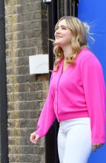 TILLY RAMSAY Out Filming Her Latest Project Dish It Out in London 08/21/2024