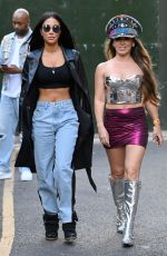 TULISA CONTOSTAVLOS and MICHELLE MCKENNA Arrives at Manchester Pride 08/24/2024