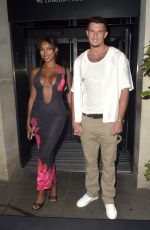 UMA JAMMEH Arrives at Love Island x Boots Launch Party in London 08/07/2024