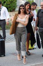 URSULA CORBERO Arrives at Marco Polo Airport in Venice 08/28/2024