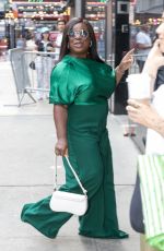 UZO ADUBA Arrives at a Television Show at Times Square in New York 08/26/2024
