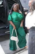 UZO ADUBA Arrives at a Television Show at Times Square in New York 08/26/2024