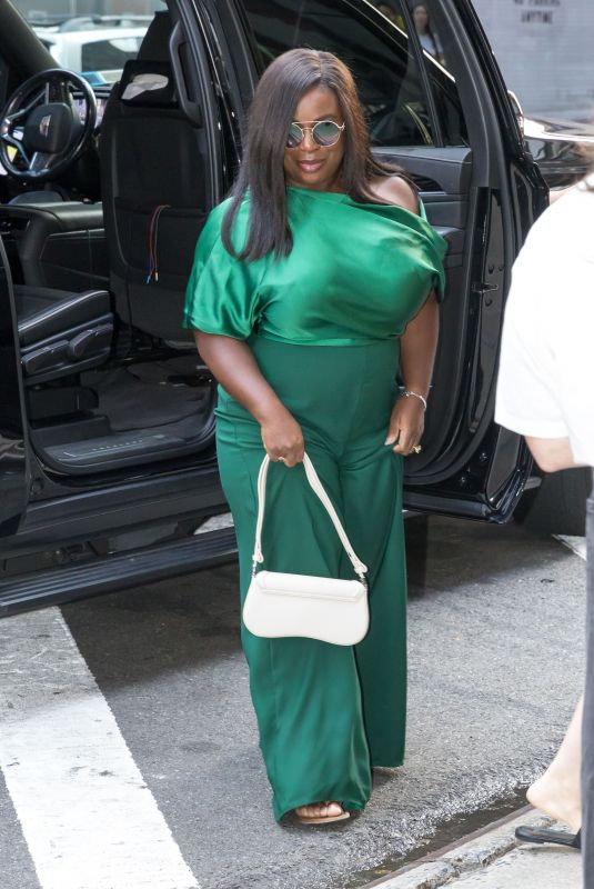 UZO ADUBA Arrives at a Television Show at Times Square in New York 08/26/2024