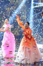 VANESSA HUDGENS Performs at Masked Singer Season 11 Finale 05/22/2024