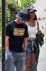 VENUS WILLIAMS and Andrea Preti Out in New York 08/03/2024