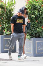 VENUS WILLIAMS and Andrea Preti Out in New York 08/03/2024