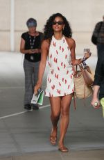VICK HOPE Leaves BBC Studios in London 08/13/2024