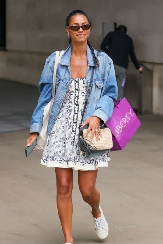 VICK HOPE Leaves BBC Studios in London 08/21/2024