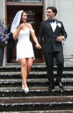 VICKY PATTISON Marries at Marylebone Registry Office in London 08/24/2024