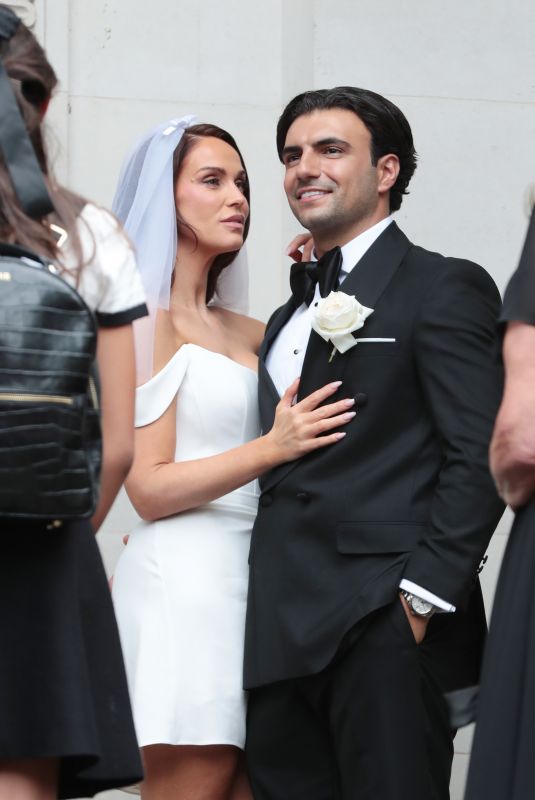 VICKY PATTISON Marries at Marylebone Registry Office in London 08/24/2024