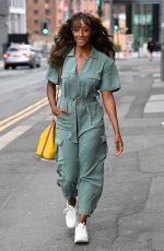 VICTORIA EKANOYA Leaves BBC Morning Live TV Studios in Manchester 08/27/2024