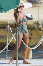 VICTORIA SILVSTEDT Leaves Hotel Eden Roc in South of France 08/13/2024