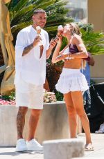 VICTORIA TRAY and Lucas Hernandez Out for Ice Cream in Saint Tropez 08/03/2024
