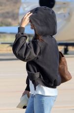 VITTORIA CERETTI Arrives by a Private Jet from Ibiza 08/09/2024