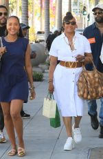 VIVICA A. FOX Leaves Gucci Osteria in Beverly Hills 07/31/2024