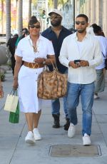 VIVICA A. FOX Leaves Gucci Osteria in Beverly Hills 07/31/2024