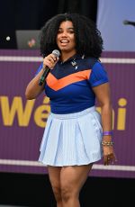 WE ANI Performs at Practice Court at USTA Billie Jean King National Tennis Center 08/24/2024