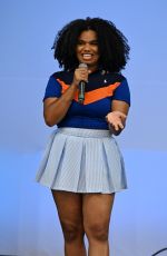 WE ANI Performs at Practice Court at USTA Billie Jean King National Tennis Center 08/24/2024