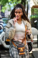 WINNIE HARLOW Heading to Dover Street Market in New York 08/20/2024