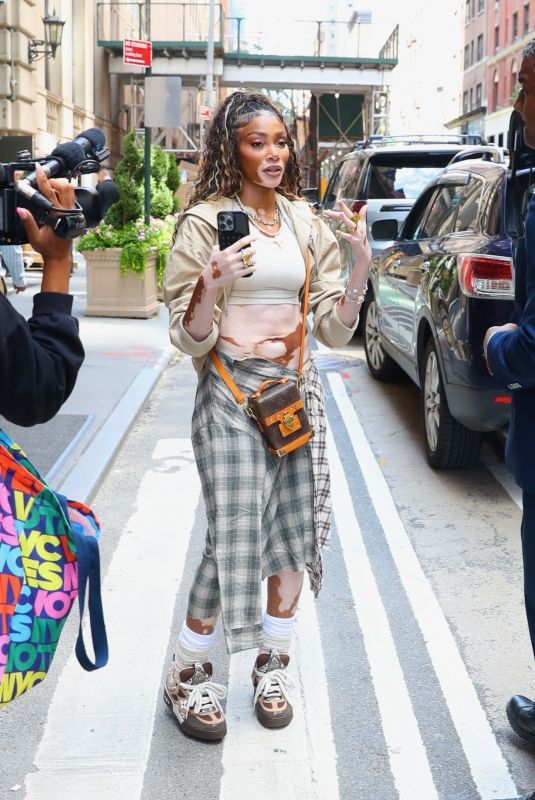 WINNIE HARLOW Heading to Dover Street Market in New York 08/20/2024