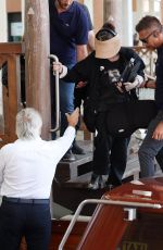 WINONA RYDER Arrives at Marco Polo Airport in Venice 08/27/2024