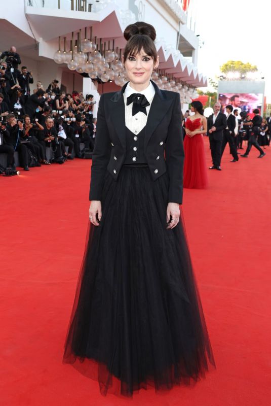 WINONA RYDER at Beetlejuice Beetlejuice Opening Premiere at 81st Venice International Film Festival 08/28/2024