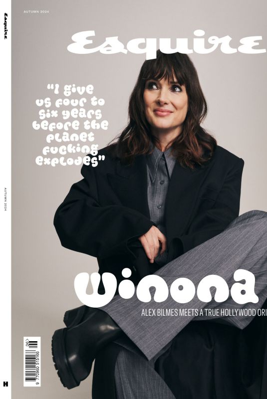 WINONA RYDER in Esquire UK, Autumn 2024