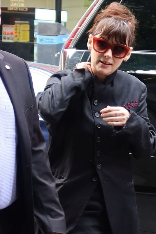 WINONA RYDER Out and About in New York 08/17/2024 