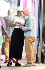 ZAZIE BEETZ Out for Dinner with a Friend at Buvette in New York 08/21/2024