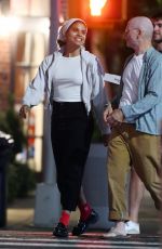 ZAZIE BEETZ Out for Dinner with a Friend at Buvette in New York 08/21/2024