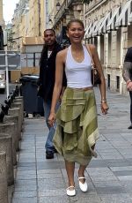 ZENDAYA Leaves Crillon Hotel in Paris 07/31/2024