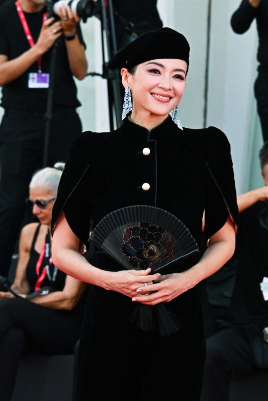 ZHANG ZIYI at Beetlejuice Beetlejuice Opening Premiere at 81st Venice International Film Festival 08/28/2024