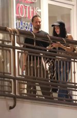 ZOE KRAVITZ Leaves Sushi Park with Anthony Vaccarello in West Hollywood 08/01/2024