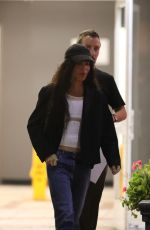 ZOE KRAVITZ Leaves Sushi Park with Anthony Vaccarello in West Hollywood 08/01/2024