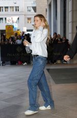 ABBEY KEE LERSHAW Out at Milan Fashion Week 09/20/2024