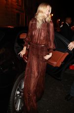 ABBEY LEE KERSHAW Arrives at YSL Fashion Show After-party in Paris 09/24/2024