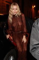 ABBEY LEE KERSHAW Arrives at YSL Fashion Show After-party in Paris 09/24/2024
