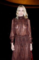 ABBEY LEE KERSHAW at Saint Laurent Fashion Show at Paris Fashion Week 09/24/2024