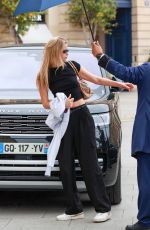 ABBEY LEE KERSHAW Heading to Ritz Hotel at Paris Fashion Week 09/24/2024