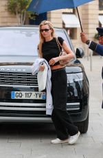 ABBEY LEE KERSHAW Heading to Ritz Hotel at Paris Fashion Week 09/24/2024