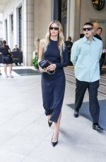 ABBEY LEE KERSHAW Leaves Her Hotel at Milan Fashion Week 09/20/2024