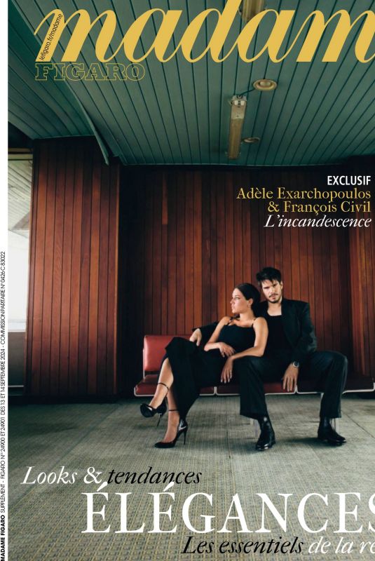 ADELE EXARCHOPOULOS in Madame Figaro, September 2024