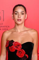ADRIA ARJONA at Armani Beauty Dinner Photocall at 81st Venice International Film Festival 08/31/2024