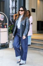 ADRIA ARJONA Leaves Her Hotel in Milan 09/19/2024