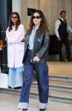 ADRIA ARJONA Leaves Her Hotel in Milan 09/19/2024