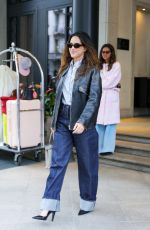 ADRIA ARJONA Leaves Her Hotel in Milan 09/19/2024