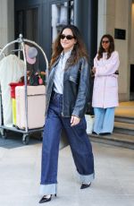 ADRIA ARJONA Leaves Her Hotel in Milan 09/19/2024