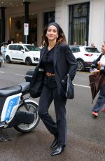 ADRIA ARJONA Out at Milan Fashion Week 09/18/2024